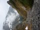 Kobylarz - Przełęcz Przysłop Miętusi  - szlak niebieski. Zejście żlebem - luźne kamienie Autor: TomQc
