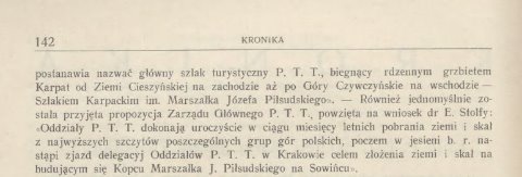 Małopolska Biblioteka Cyfrowa: Wierchy rocznik 1935, str.142